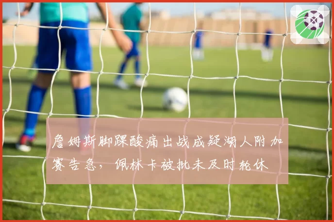 詹姆斯脚踝酸痛出战成疑湖人附加赛告急，佩林卡被批未及时轮休